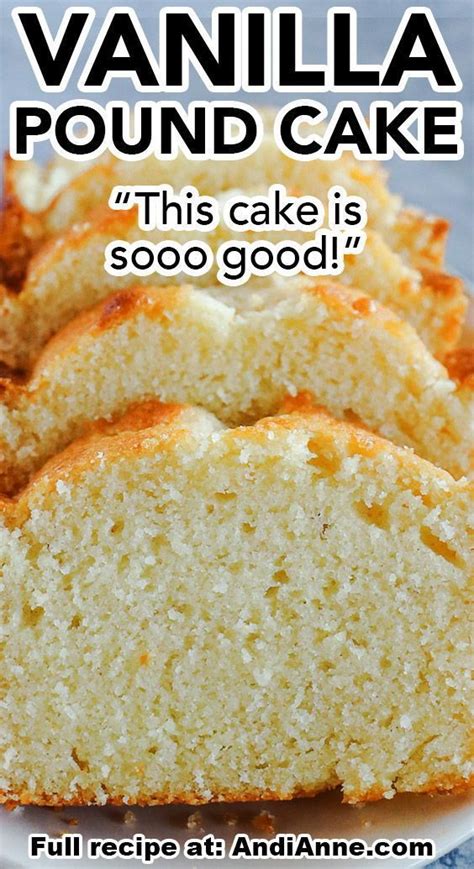 Easy Vanilla Pound Cake Artofit