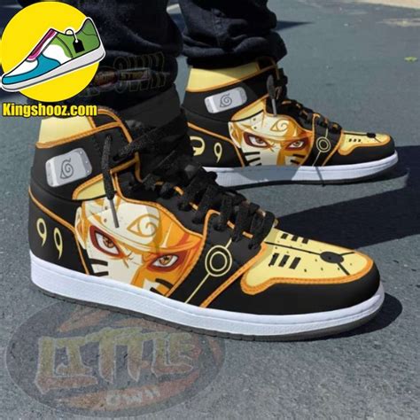 Naruto Nine Tails Shoes Naruto Chakra Mode Anime Jd Boot Sneakers