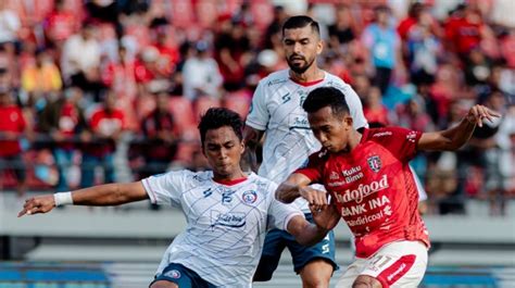 Hasil Bali United Vs Arema FC Di BRI Liga 1 Serdadu Tridatu Menangi