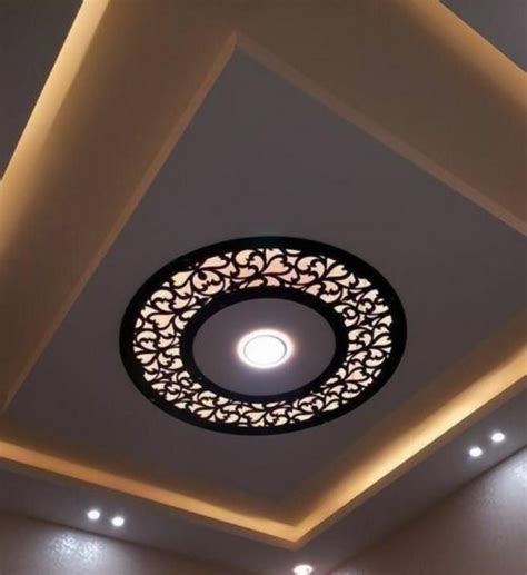 Living Room Interior Mdf Jaali False Ceiling Designs At Rs Square