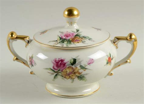 Garden Rose Sugar Bowl Lid By Meito Replacements Ltd