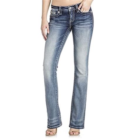 Miss Me Women S Jeans 28x32 Bootcut Embellished Stretch 28