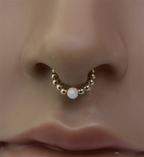 Septum Cuff In Gold Or Silver Nose Cuff By Tribalane On Etsy