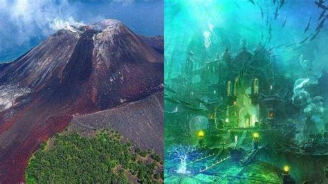 Gunung Krakatau Meletus Tahun 1883 And Tenggelamnya Benua Atlantis Secara