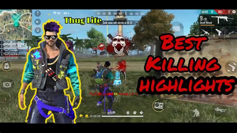 Free Fire Best Killing Highlights Killing Montage Free Fire