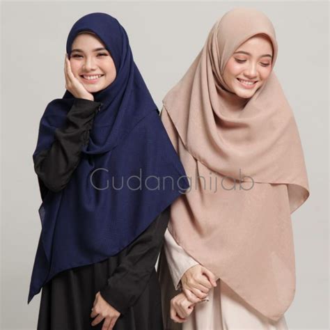 Jual Hijab Segi Empat 130x130 Square Neci Jilbab Segi 4 Syari Diamond