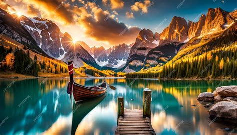 Captivating scenery ultra hd 4k wallpaper for desktop | Premium AI ...