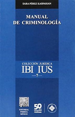 Manual De Criminologia Amazon Br