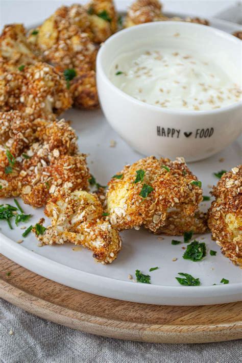 Love To Eat Blumenkohl Wings Aus Dem Backofen Vegetarisch Einfach