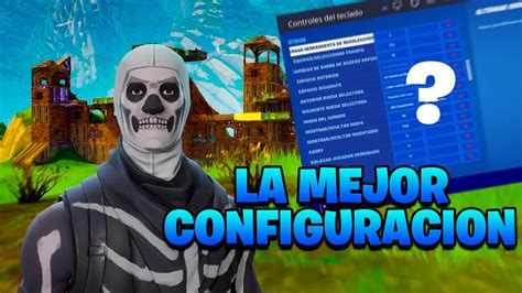 LA MEJOR CONFIGURACIÓN PARA FORTNITE PC PS4 YouTube