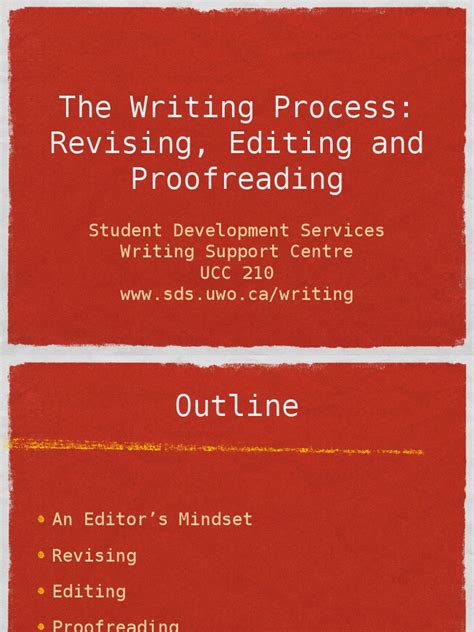 Pdf Revising Editing And Proofreading Presentation Dokumen Tips