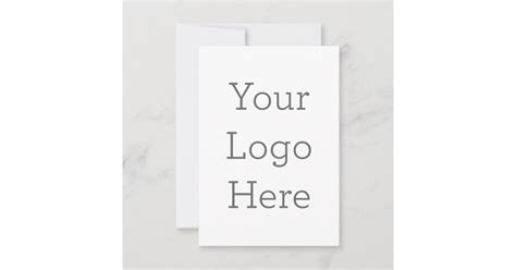 Custom Logo Thank You Card | Zazzle