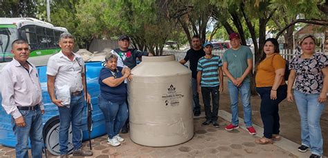 Entregan Tinacos Y Cisternas A Familias Alamenses Por Parte De La