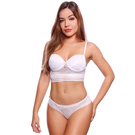 Conjunto Lingerie Cropped Stella Patitex Pink Lingerie