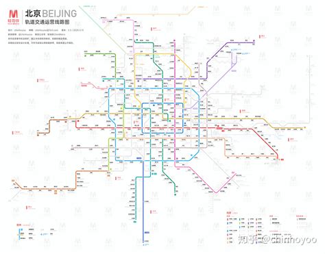 北京轨道交通线路图（2035 2023 运营版） 知乎