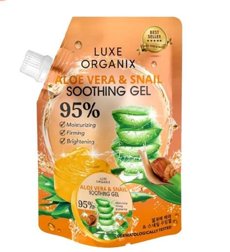 LUXE ORGANIX Aloe Vera Snail Soothing Gel 100ml Lazada PH