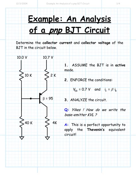 Current Flow Of The Pnp Bjt Band Diagram Bjt H