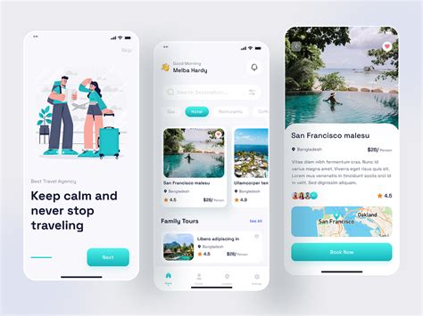 Travel Mobile App Concept By Atikur Rahman 🥇 For Reasonex On Dribbble