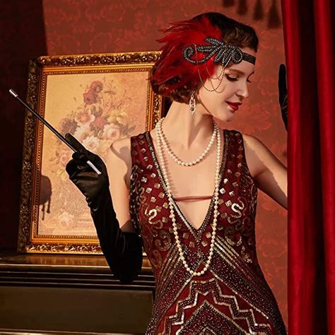 BABEYOND 1920s Accessories Set Flapper 20s Gatsby Costume Accessories