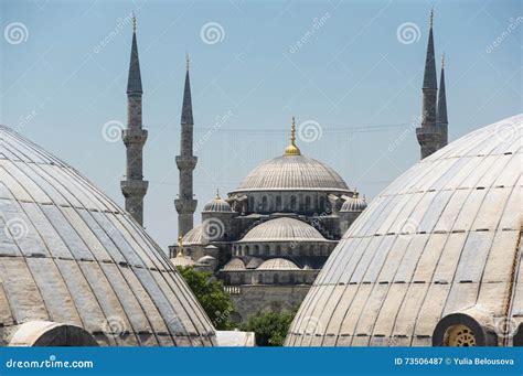 Hagia Sophia And Sultan Ahmet Mosque In Instanbul Stock Image Image