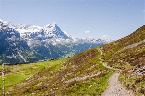 Grindelwald Berner Oberland Alpen Eiger Eigernordwand Kleine