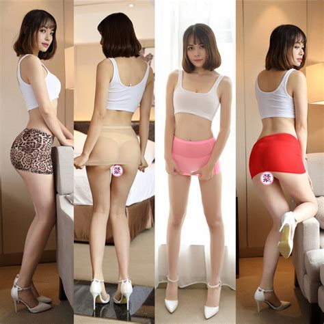 Women Lady Sexy Mini Skirt Ultra Thin Stretchy Transparent Slim Tight