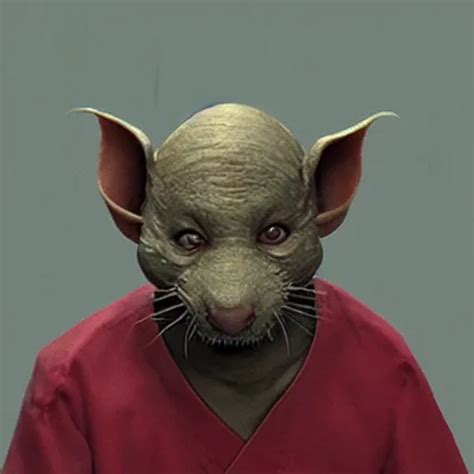 Master Splinter Mugshot Stable Diffusion