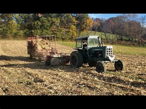 Baling Corn Stalks For Bedding YouTube