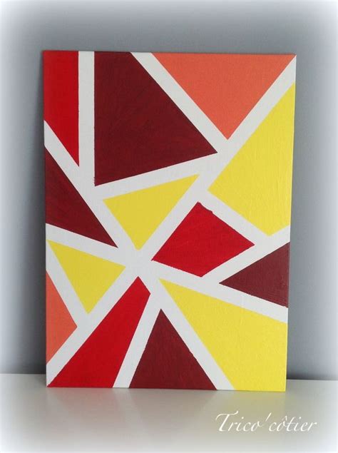 Tape Painting Diy Canvas Art Painting Painting Art Projects Abstract