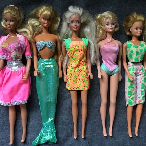 Vintage Lot Of 7 Mattel 1966 Barbie Dolls Malaysia L03 EBay