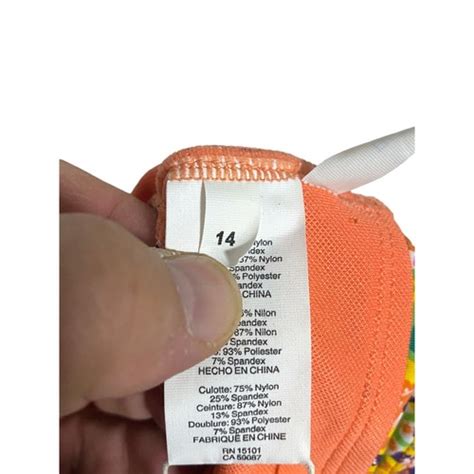 Blue Rod Beattie Bikini Bottom NWT RBSY22532 Colorful Womens 14