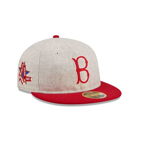 Boston Red Sox Melton Wool Retro Crown 59fifty Fitted Hat New Era Cap