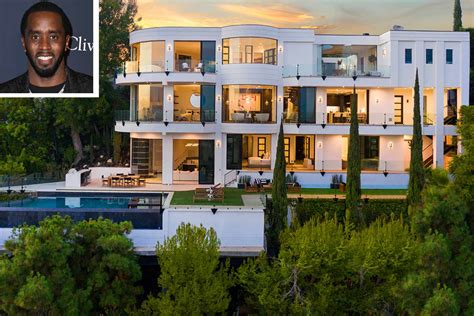 Sean Diddy Combs Former Beverly Hills Mansion Listed For M