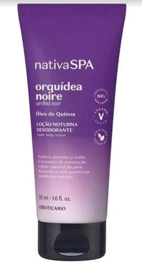 Lo O Noturna Desodorante Corporal Nativa Spa Orqu Dea Noire Ml O