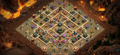 Melhor Layout Para Guerra CV17 Link COC Clash Of Clans 2025