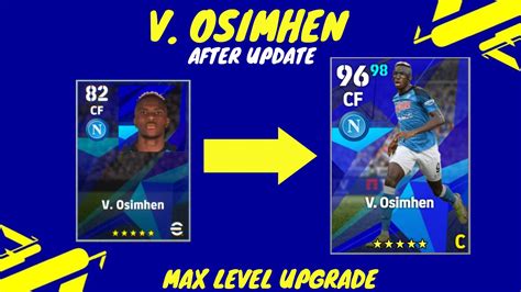 V Osimhen Max Level Training Upgrade In EFootball 2023 Mobile I AFTER