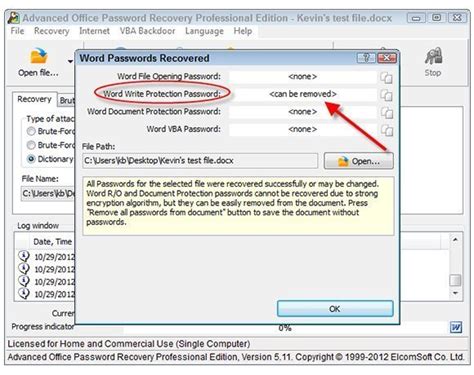 Microsoft Office 2013 crackable, so look to Office password recovery ...
