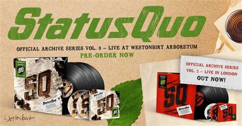 Earmusic News Artists New Releases Status Quo Official Archive