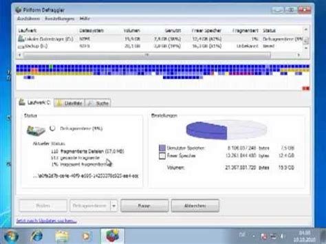 Defragmentieren Mit Defraggler YouTube