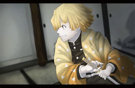 Papel De Parede De Demonios Hd Zenitsu Agatsuma Demon Slayer Art, HD