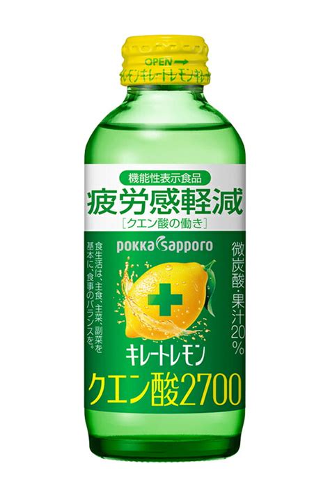 【楽天市場】機能性表示食品 ポッカサッポロ キレートレモン クエン酸2700 155ml 瓶 24本 1ケース 【送料無料（一部地域除く