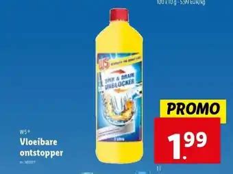 Vloeibare Ontstopper Promotie Bij Lidl