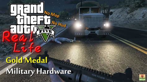 Gta V Real Life Challenge Walkthrough Military Hardware Gold Medal