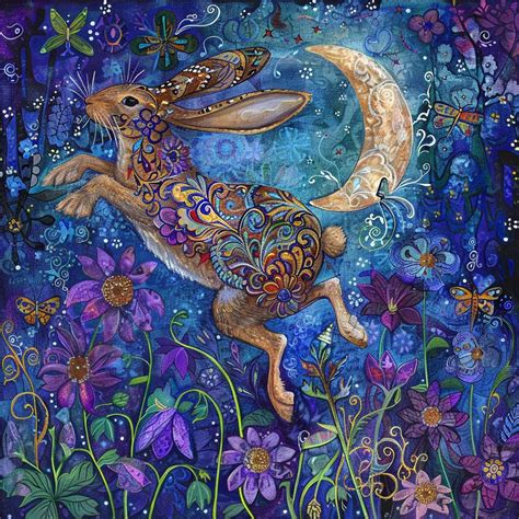 Moonlit Mystical Rabbit Midjourney Image Full Prompt Promptalot