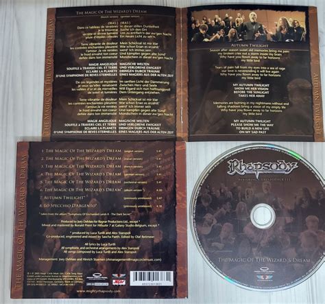 Rhapsody The Magic Of The Wizard S Dream Cd Photo Metal Kingdom