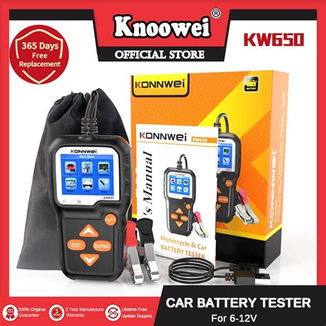 Konnwei Kw Car Motorcycle Battery Tester V V Battery System