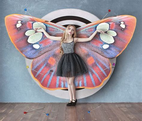 "in the collection..." бабочка, иголки, Маргарита Гусева, Margarita ...