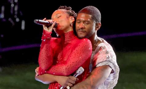 Usher opens up about Alicia Keys Super Bowl hug - SA People