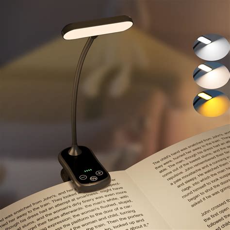 Glocusent Lampe De Lecture Horizontale T Te Et Respectueuse Des Yeux