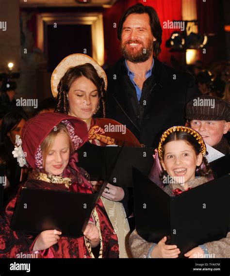 American actor Jim Carrey attends the premiere of "A Christmas Carol ...